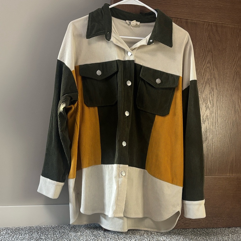 NDSU Colorblock Corduroy Shirt